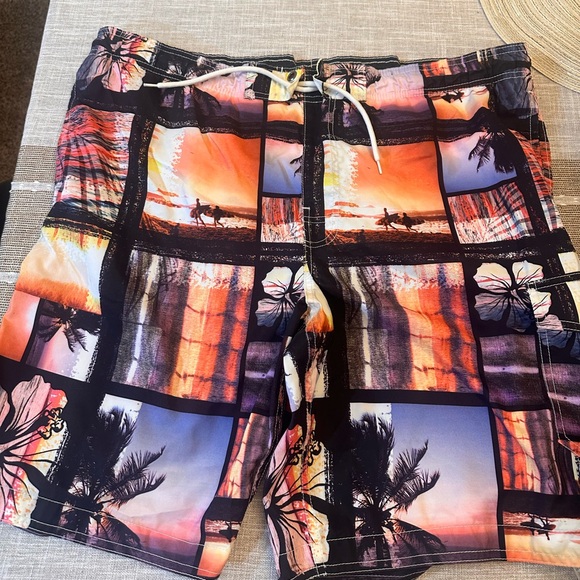 Men's Multicolor Swim Shorts - Picture 1 of 1